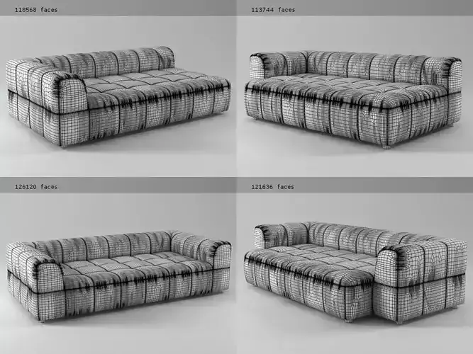 S four different sofas