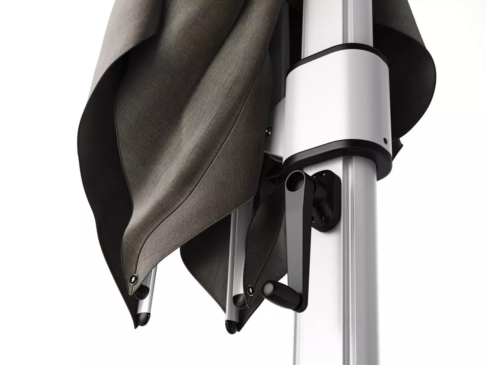 E patio umbrellas 3D model_1