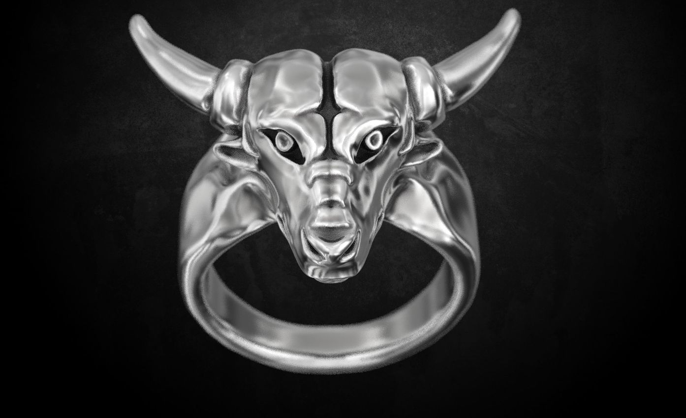Ring bull 3D print model_1