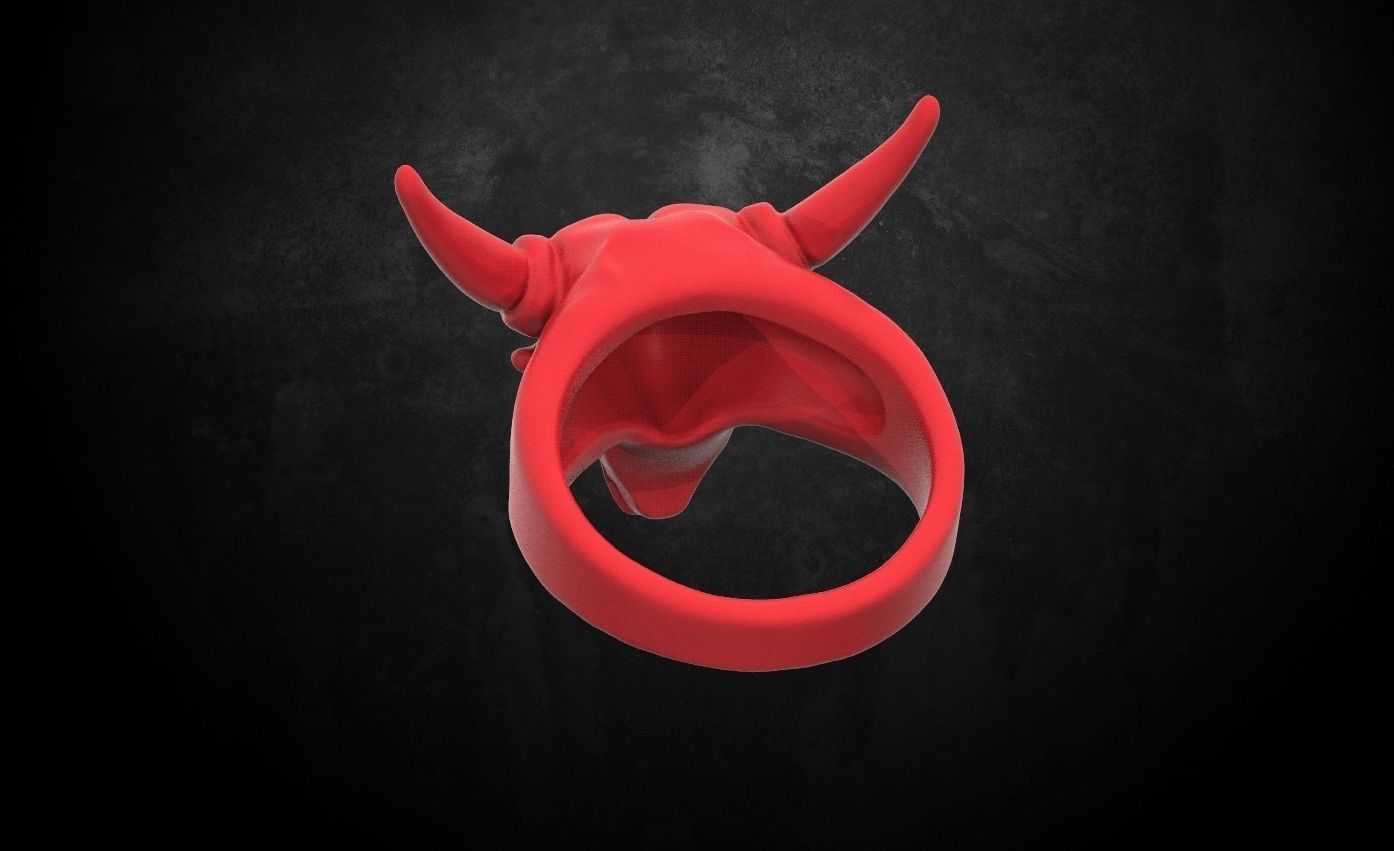 Ring bull 3D print model_7