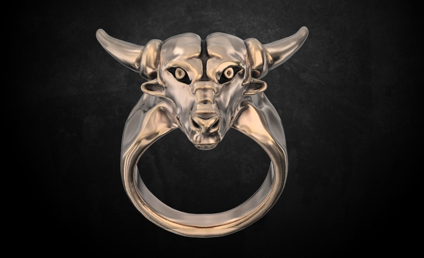 Ring bull 3D print model_4