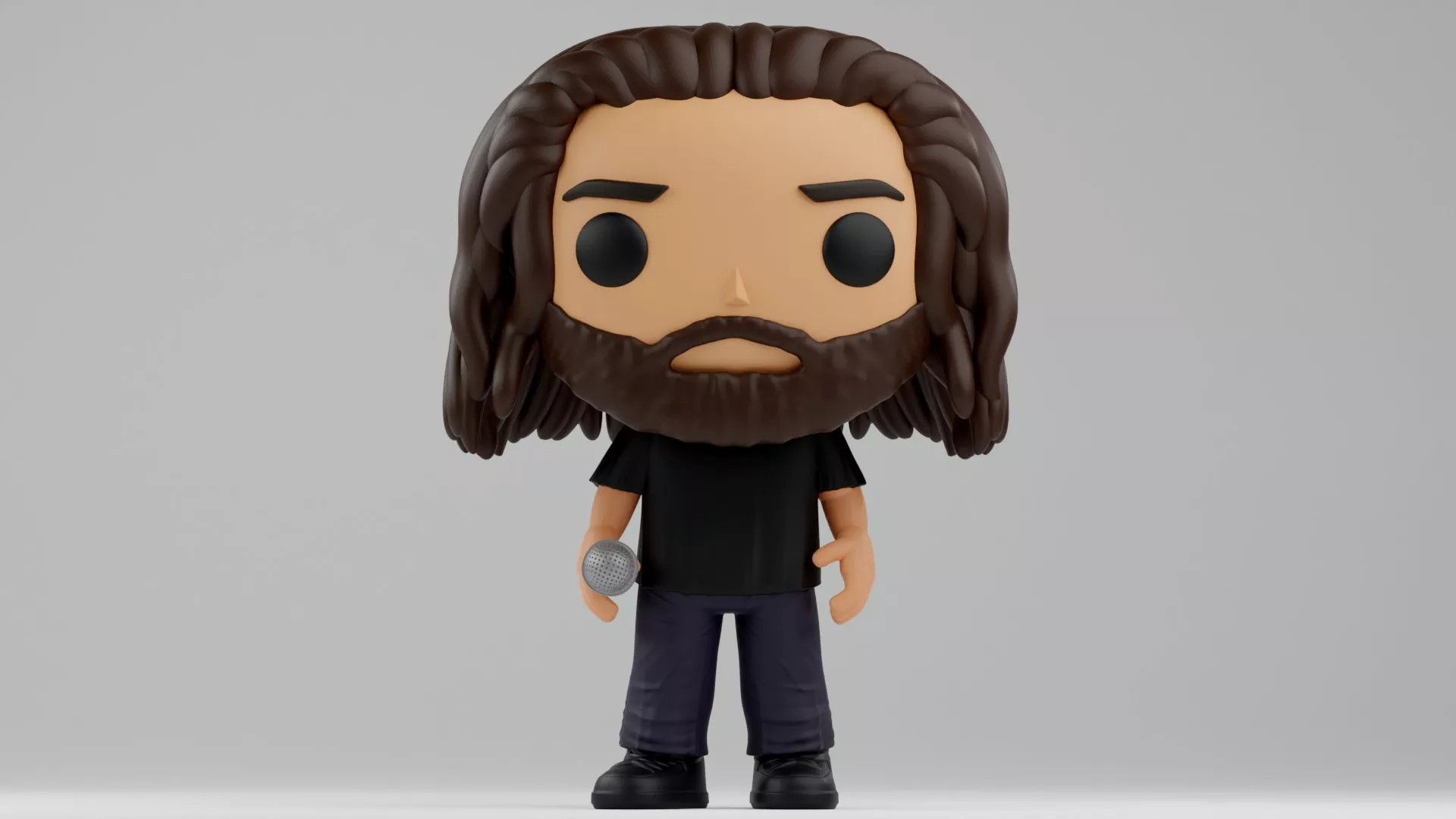 I Prevail Vocalist Eric Vanlerberghe custom funko model 3D print model
