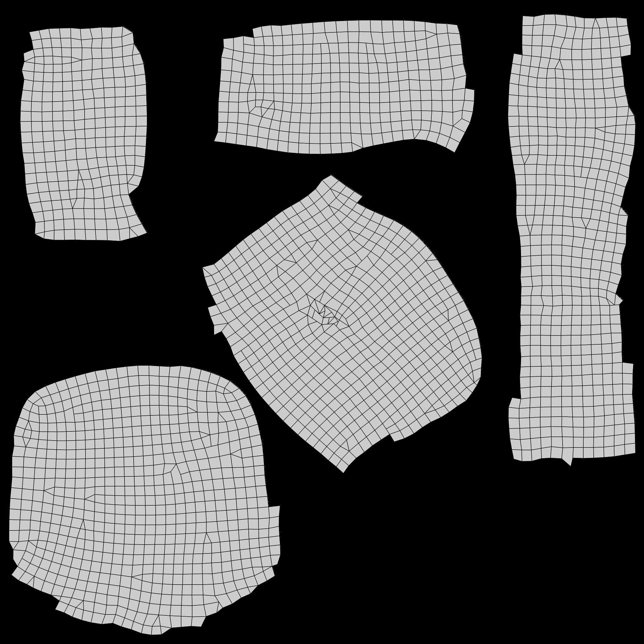 Raisin Scone Low-poly 3D model_10