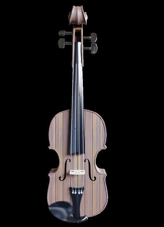 Violin Low-poly 3D model_1