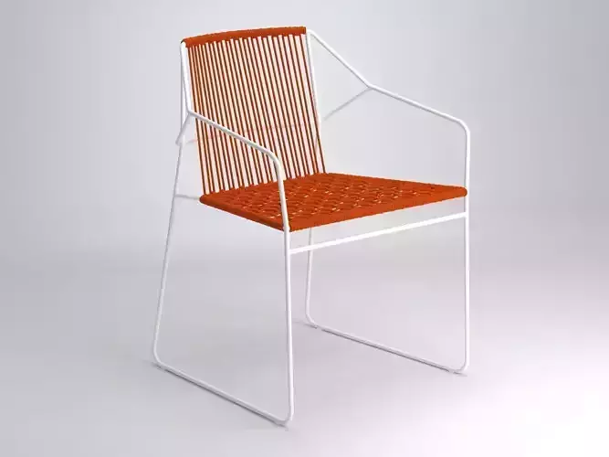 S dining chair - orange