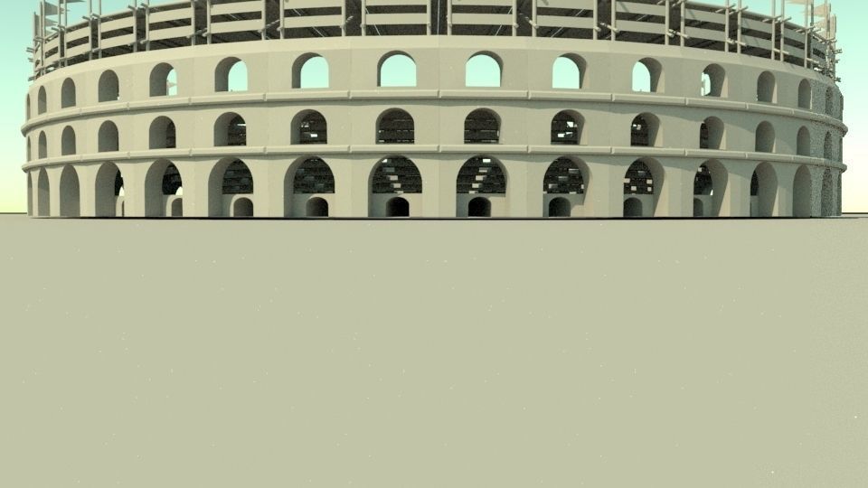 Gladiater arena 3D model_1