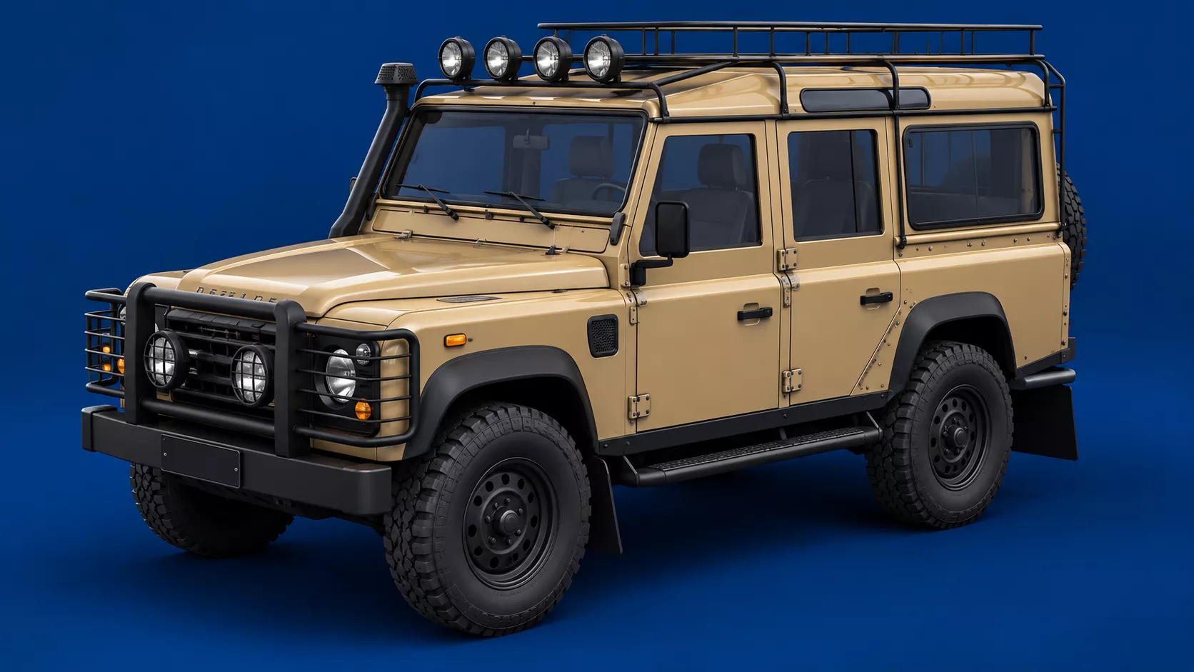 Land Rover Defender game ready Low-poly 3D model