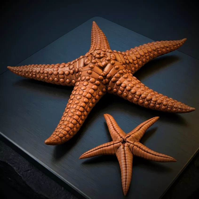 Realistic Starfish Sea Star 3D Printable Aquarium 3D print model