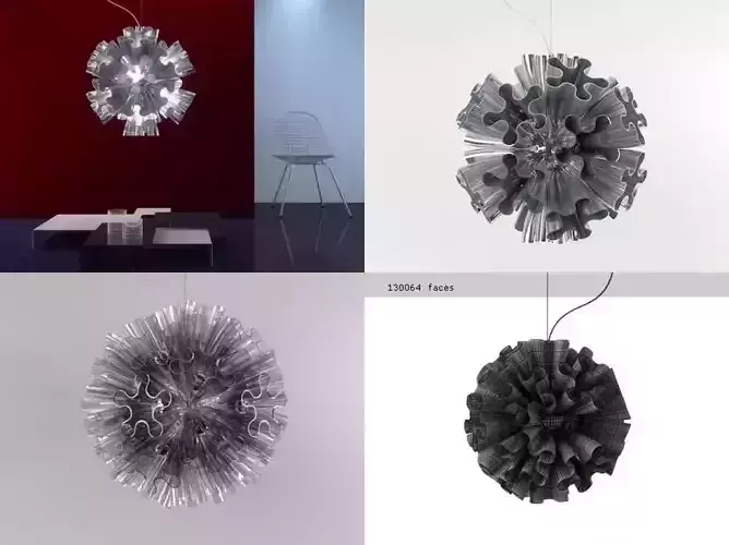 B SP19 pendant lamp 3D model