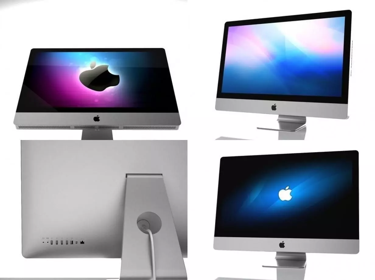 M apple imac - apple imac 3D model_1