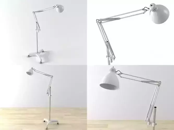 N floor lamp with different angles