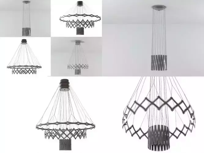 Z chandeliers 3D model