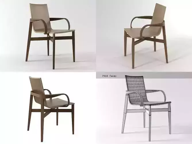 W four different chairs