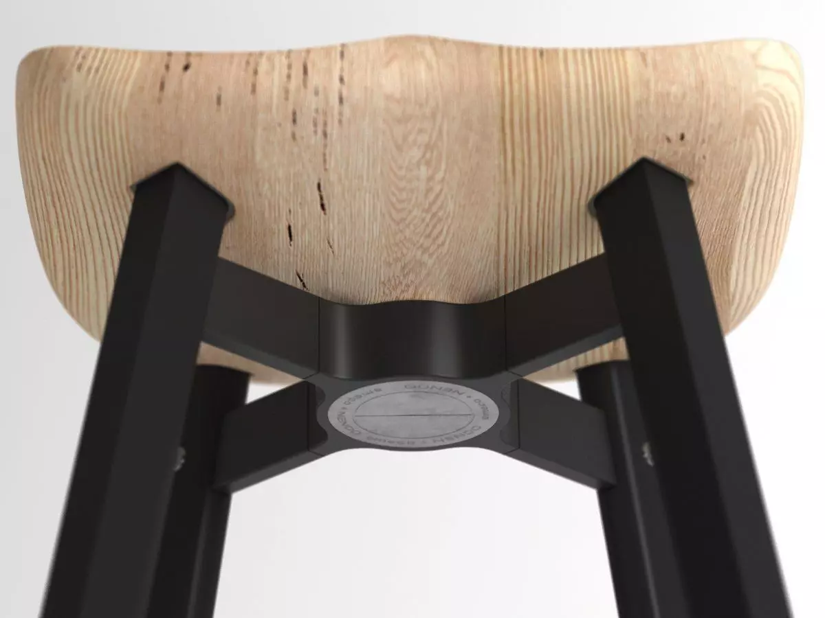 SU stool 3D model_11
