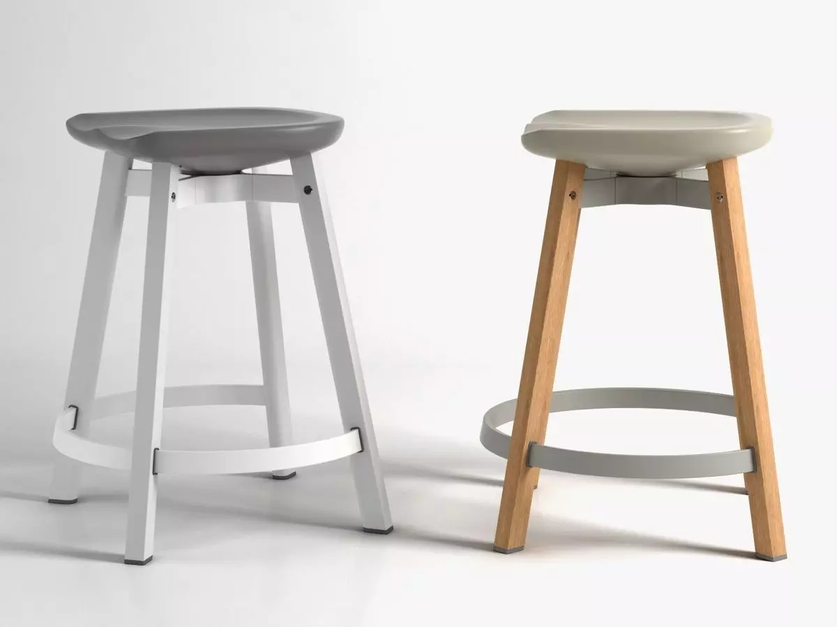 SU stool 3D model_1