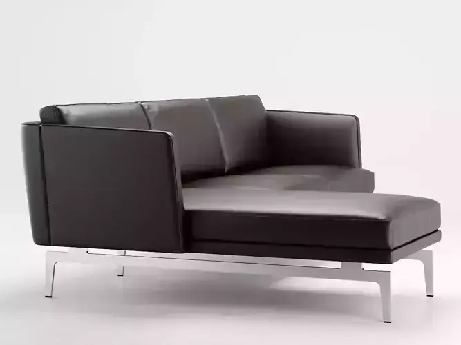 1262 F modern chaise lounge chair