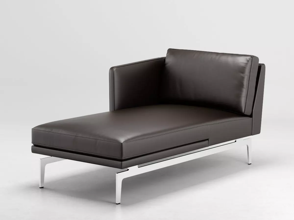 1262 F modern chaise lounge chair 3D model_1