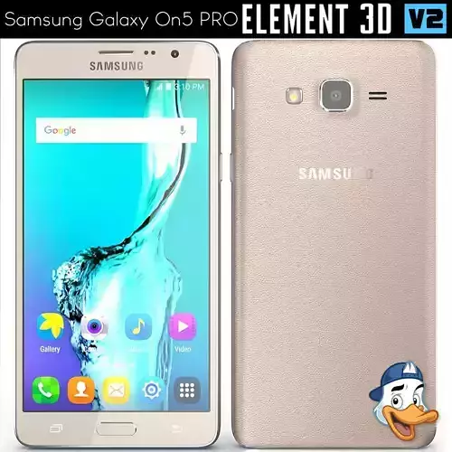 Samsung Galaxy On5 PRO for Element 3D 3D model