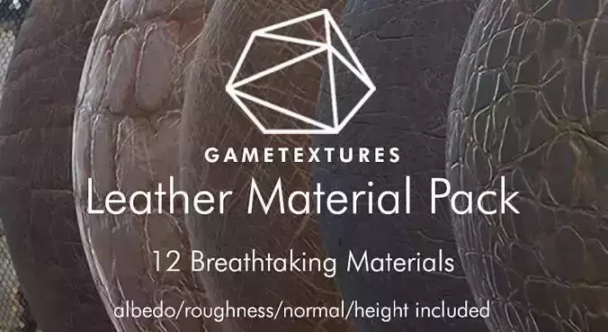 Leather Material Pack by GameTextures