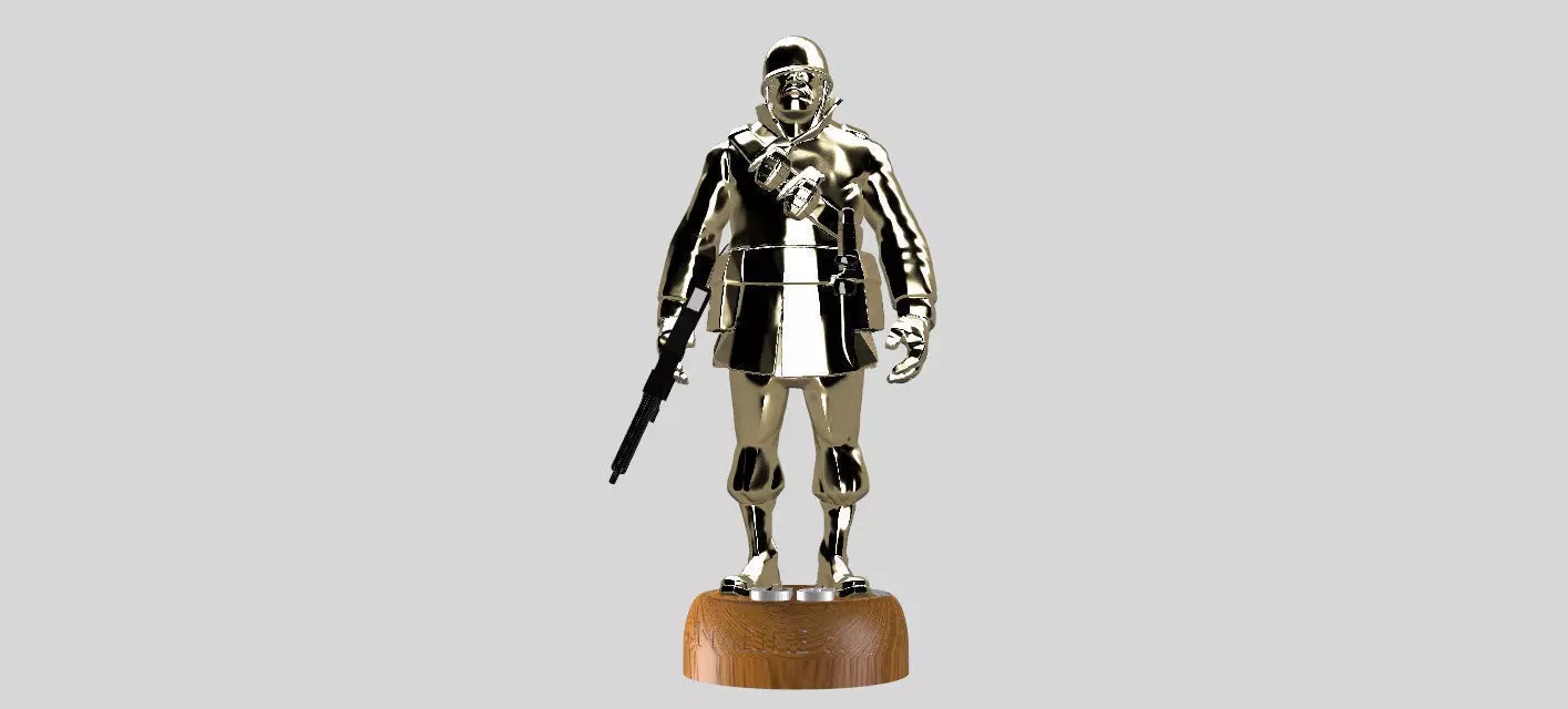 Us Marine 44 Free 3D print model