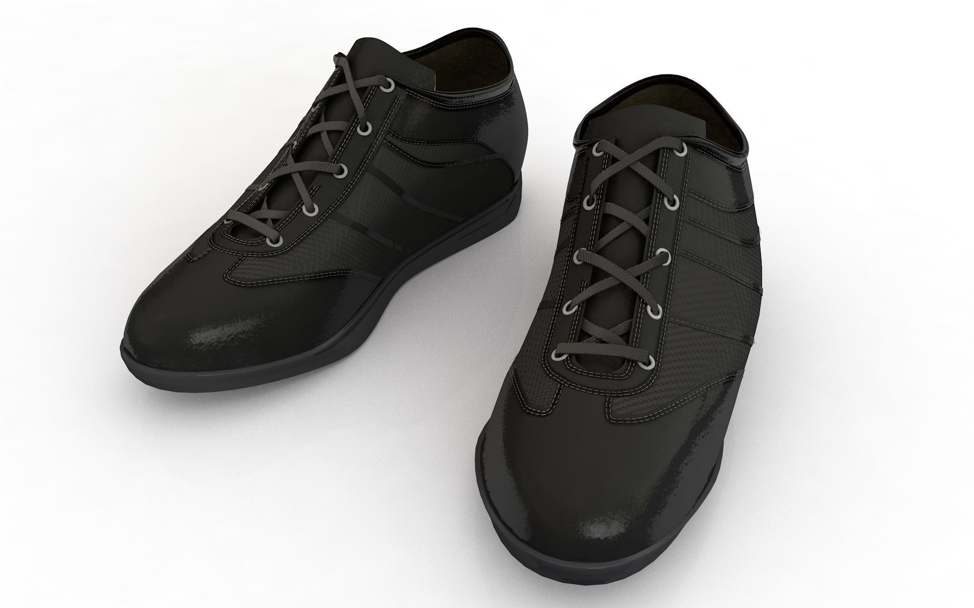Shoes for man 3D model_4