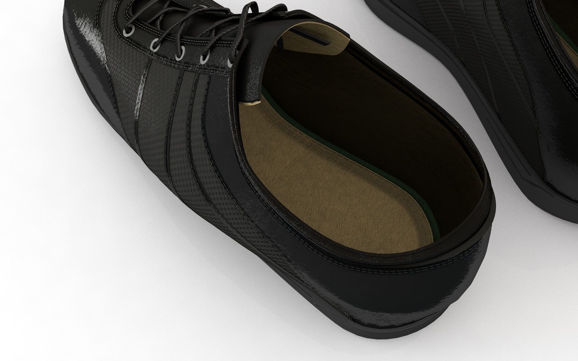 Shoes for man 3D model_3