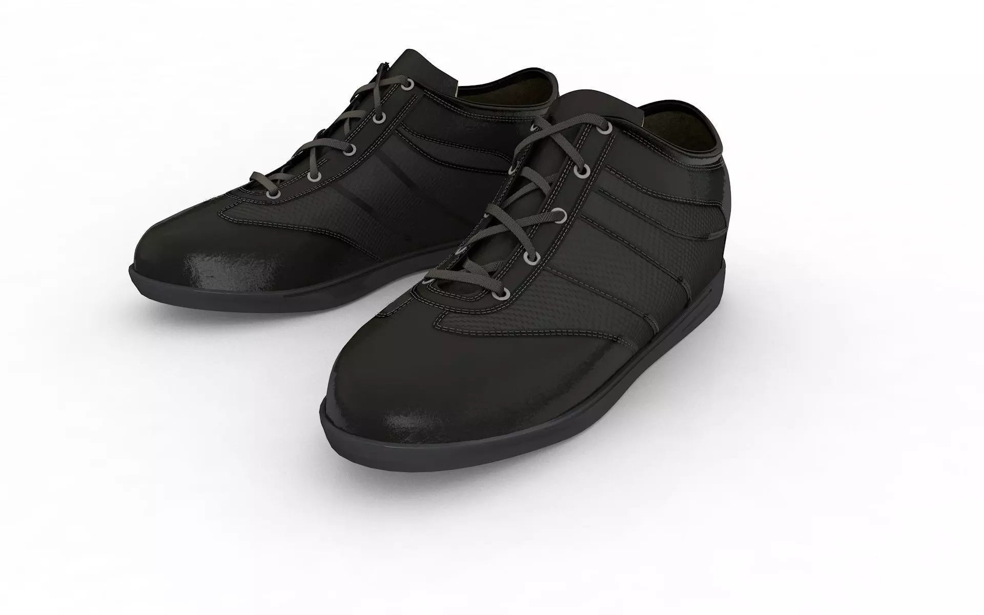 Shoes for man 3D model_0