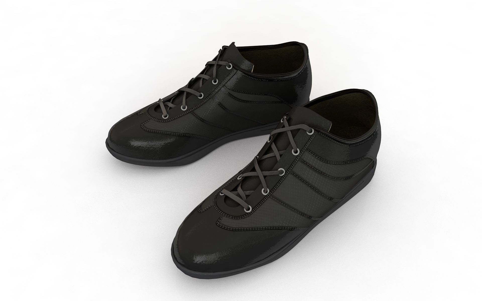 Shoes for man 3D model_5