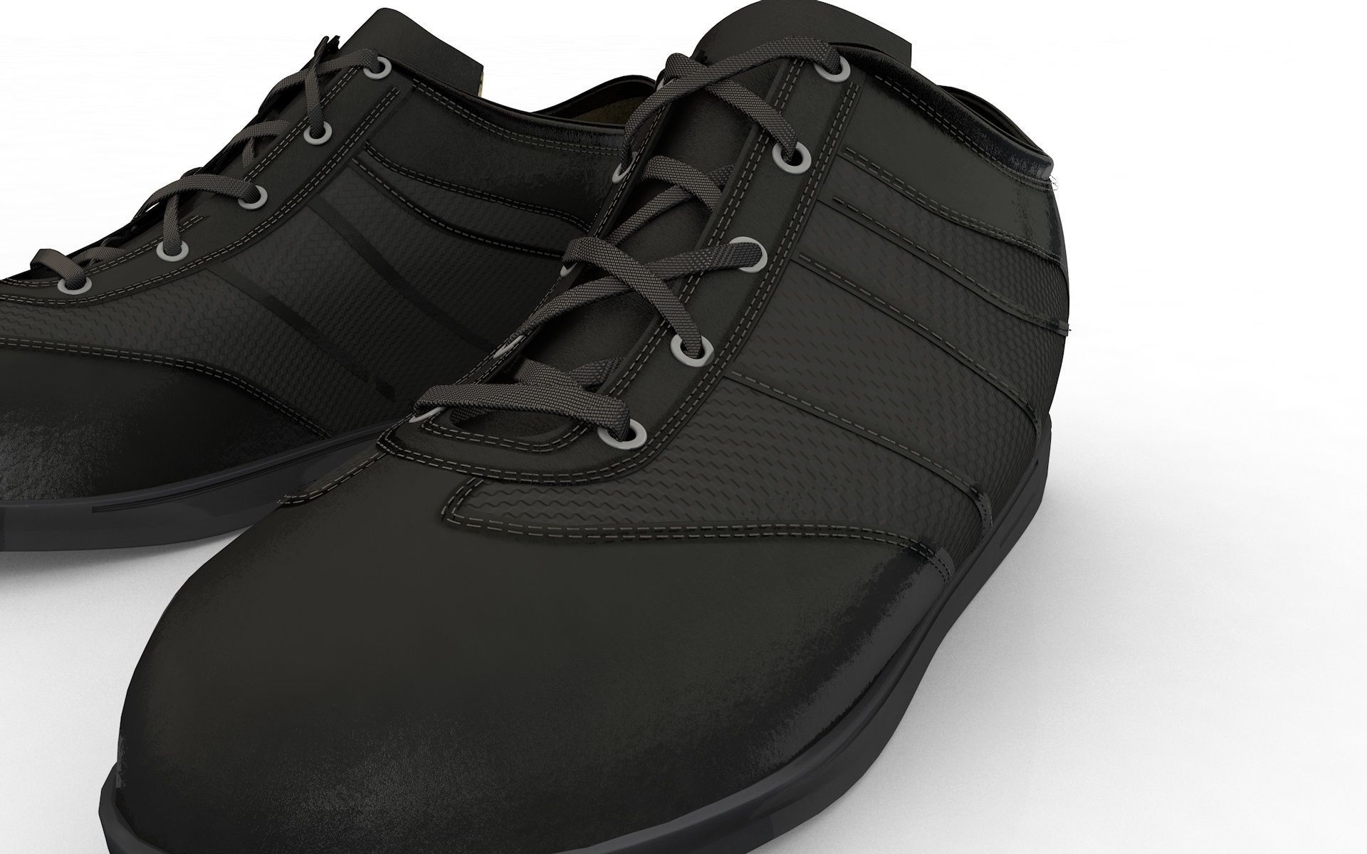Shoes for man 3D model_1