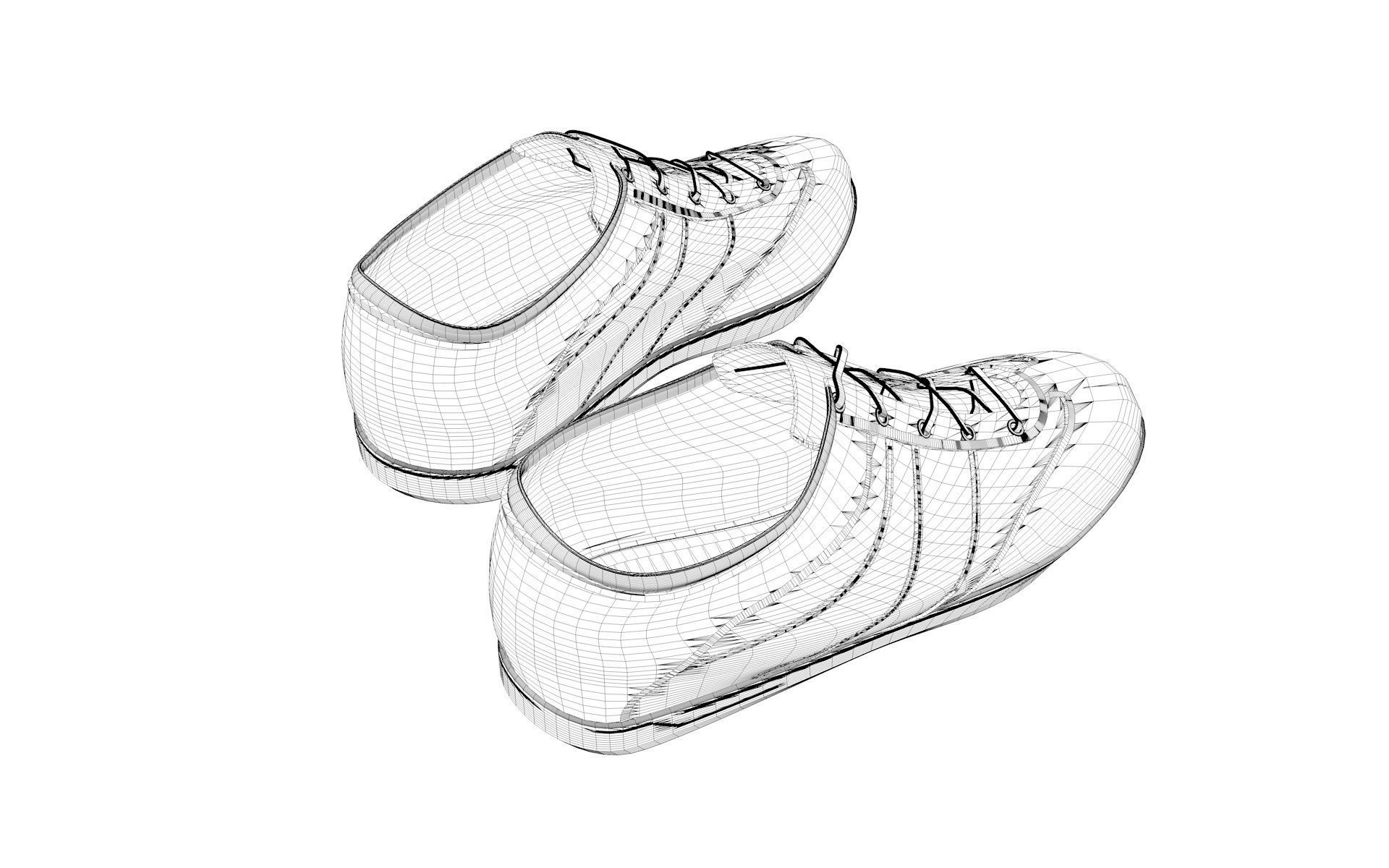 Shoes for man 3D model_8