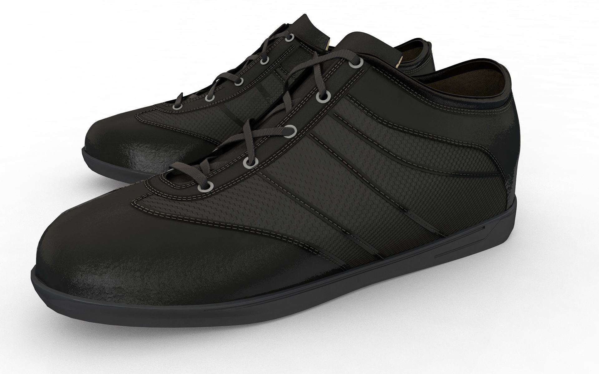 Shoes for man 3D model_2