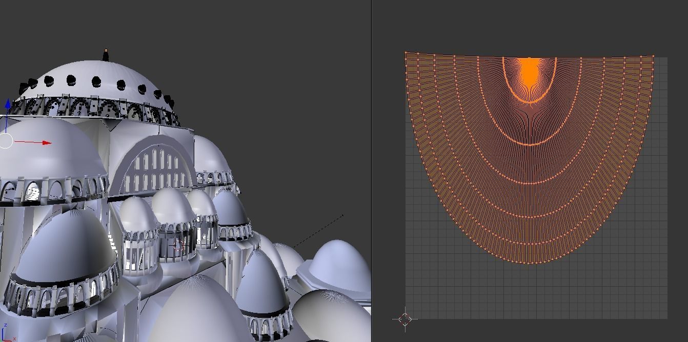 Byzantine Cathedral - Exterior and Interior 3D model_21