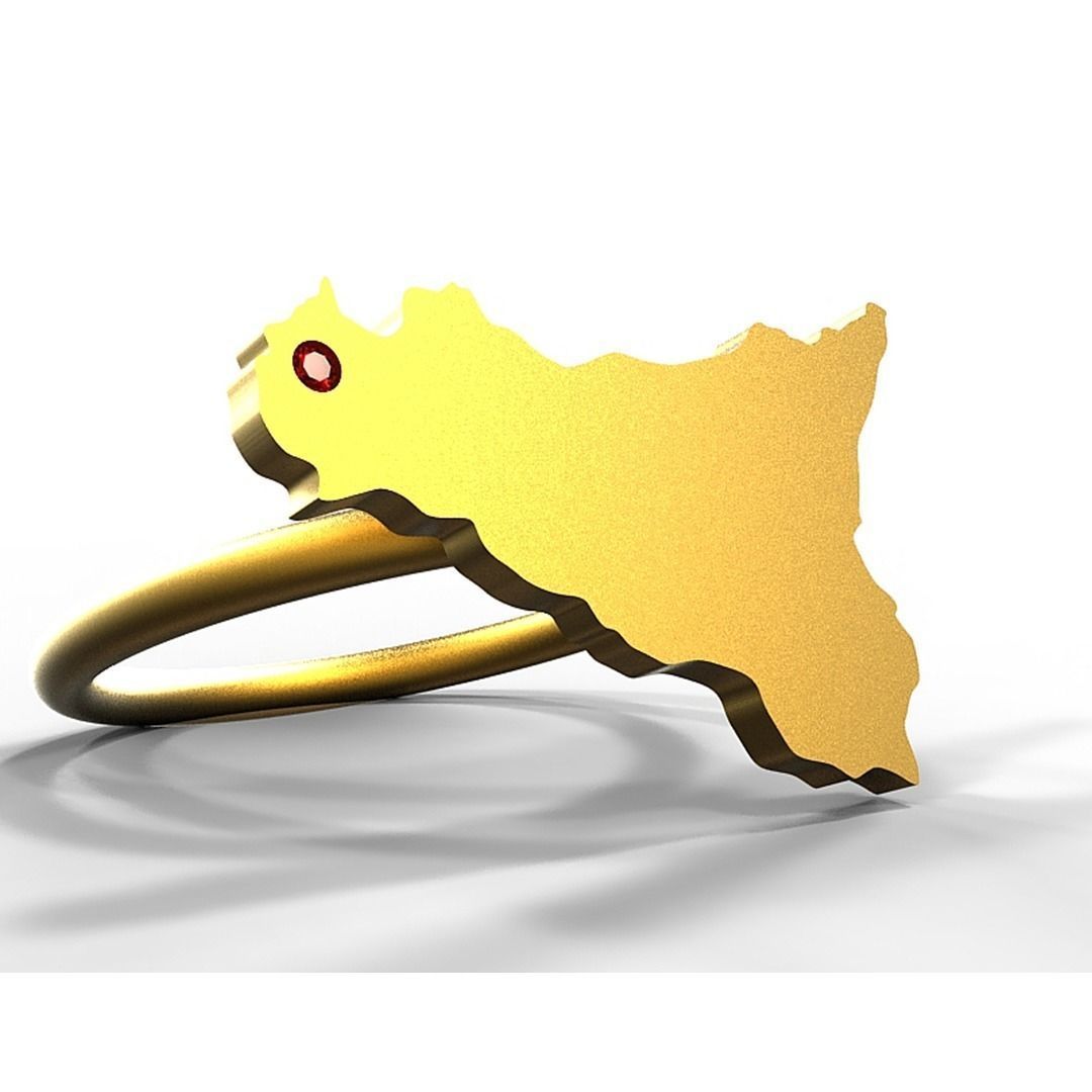 Trapani ring 3D print model_1