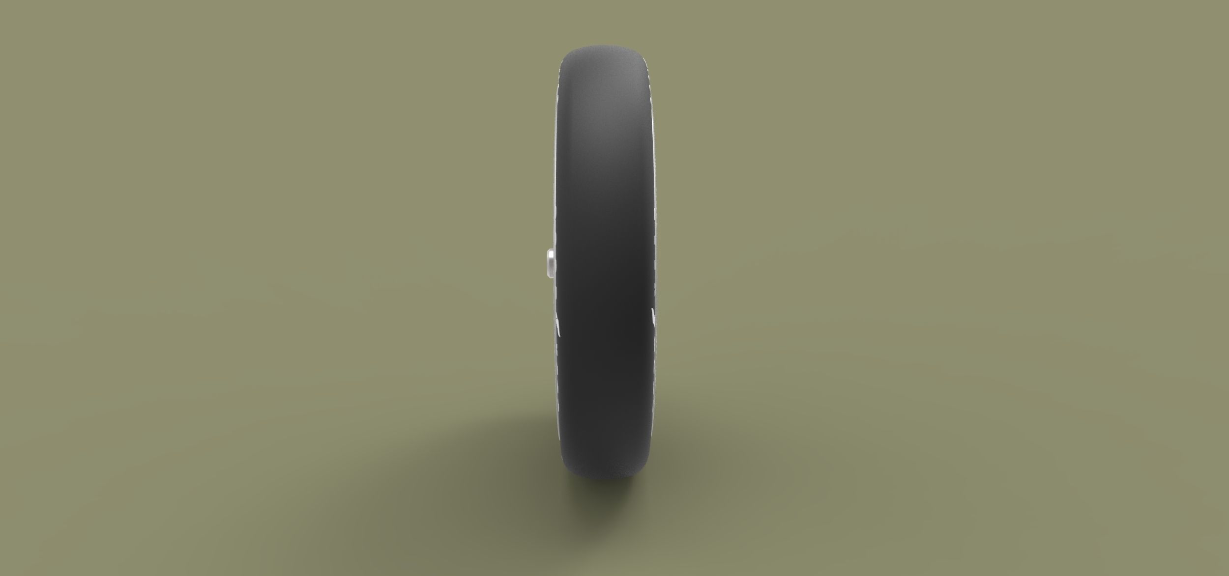 Wheel from record jet car 3D model_2