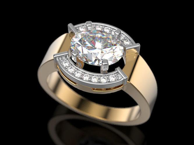 Women Ring Free 3D print model