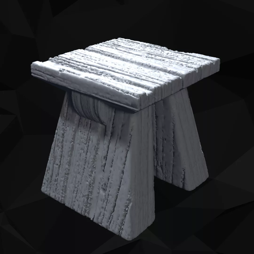 Dungeon Table 2 Piece Set 3D print model
