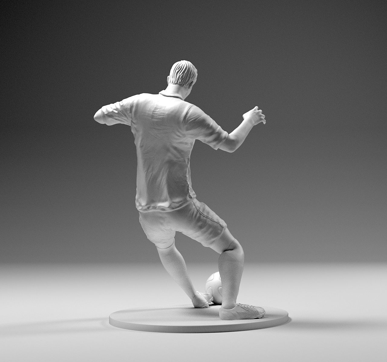 Footballer 02 Sledge Strike 01 Stl 3D print model_6