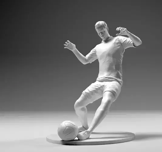 Footballer 02 Sledge Strike 01 Stl 3D print model