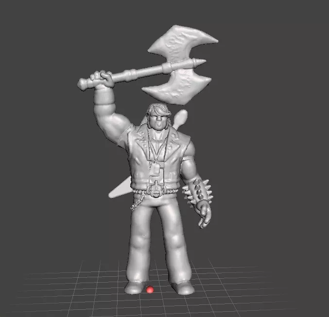 EDDIE BRUTAL LEGEND MINIATURE MODEL FANTASY HORROR GAMES RPG DND 3D print model