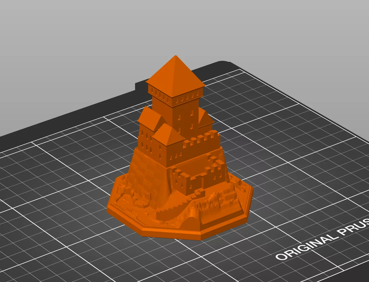 Fantasy Trencin Castle 3D print model