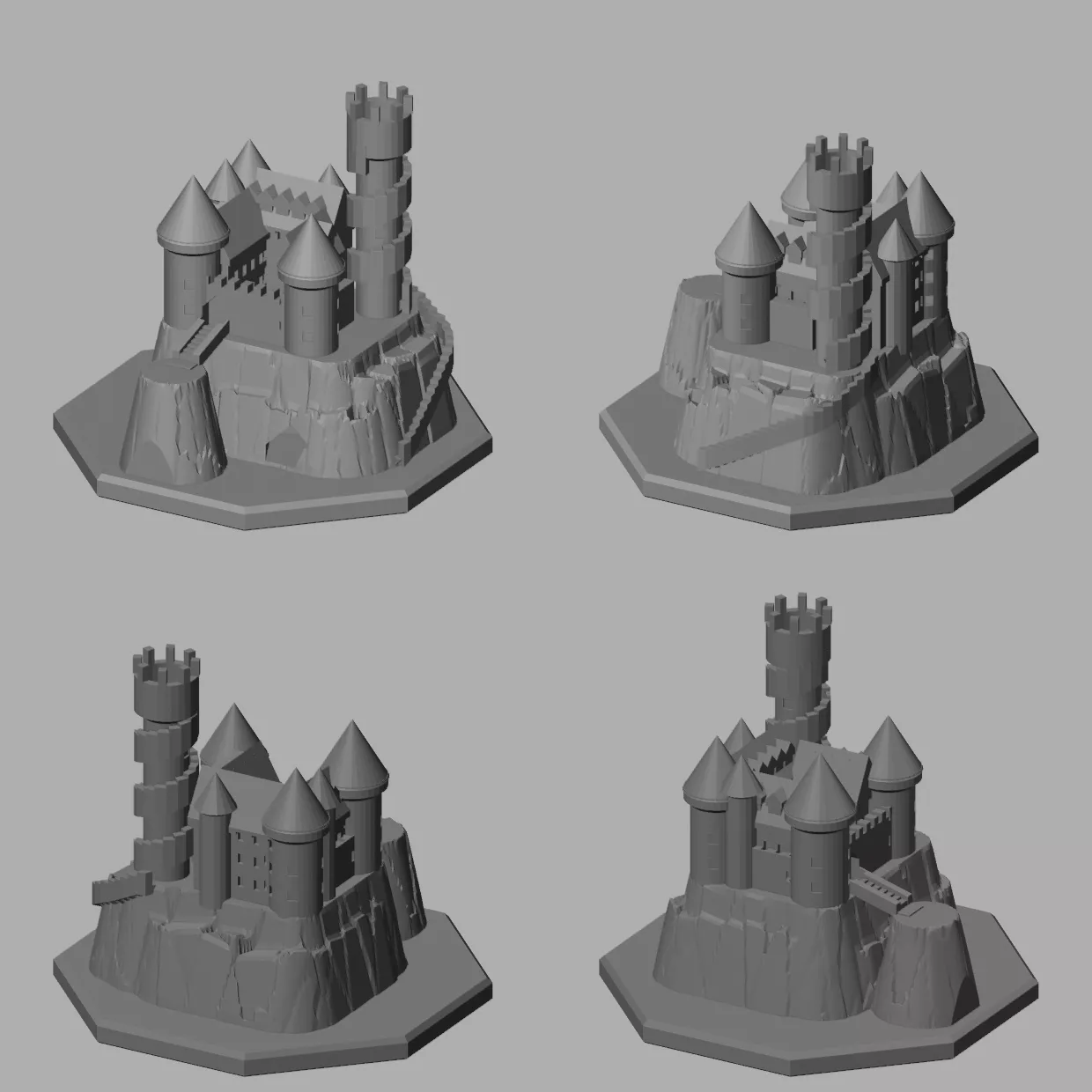 Fantasy Castle 3D 3D print model