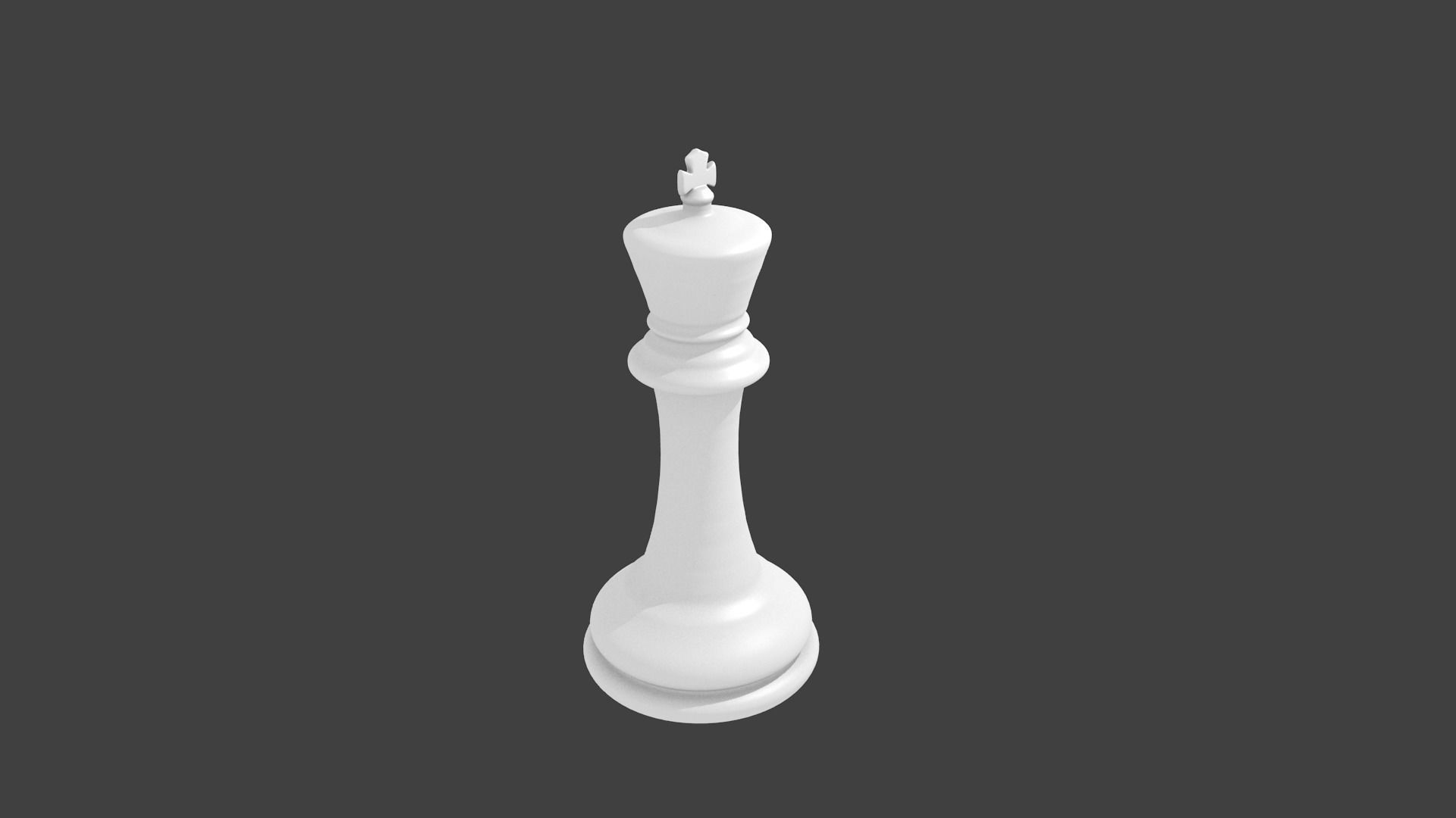 Chess King Piece 3D model
