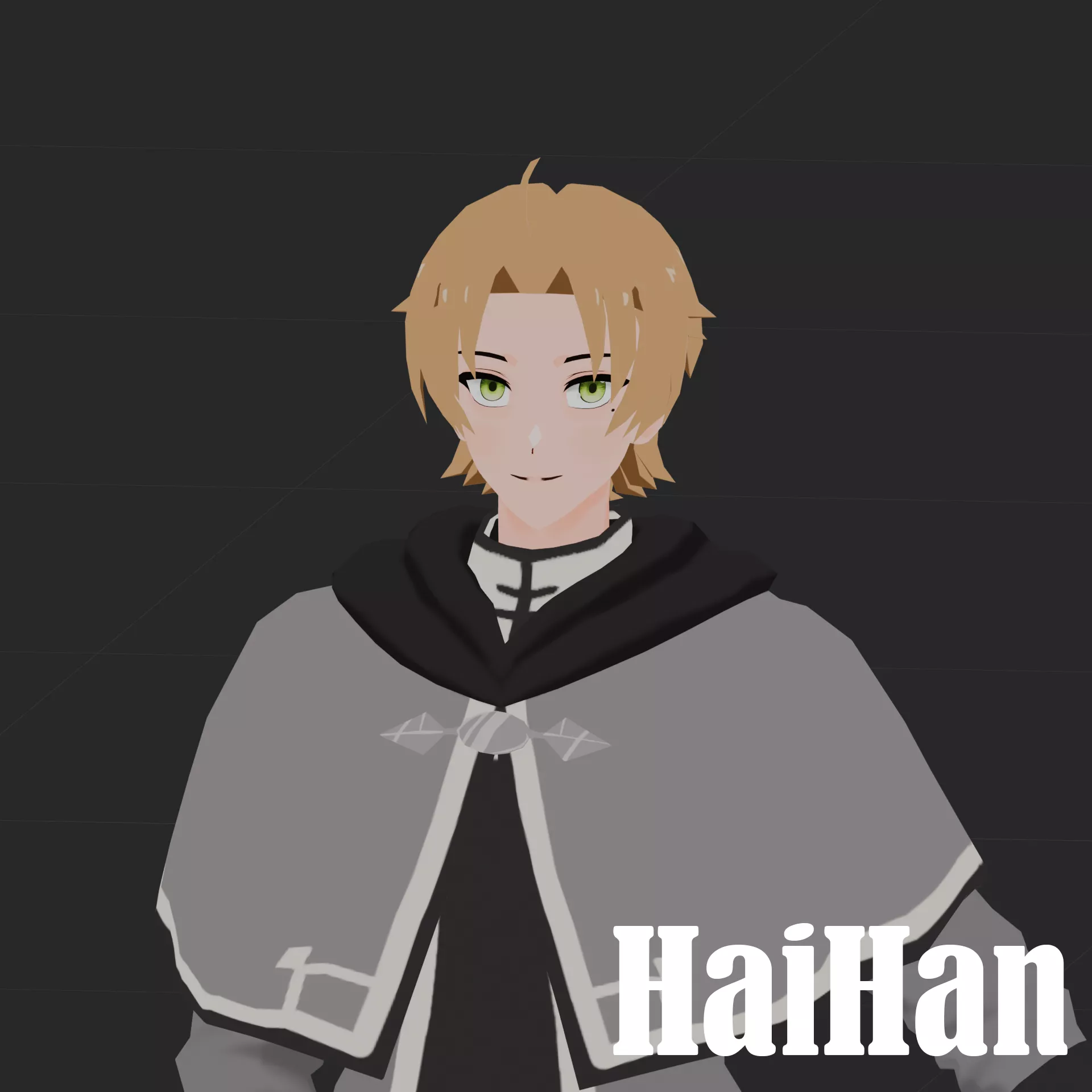 Mushoku Tensei-Rudeus Greyrat Low-poly 3D model