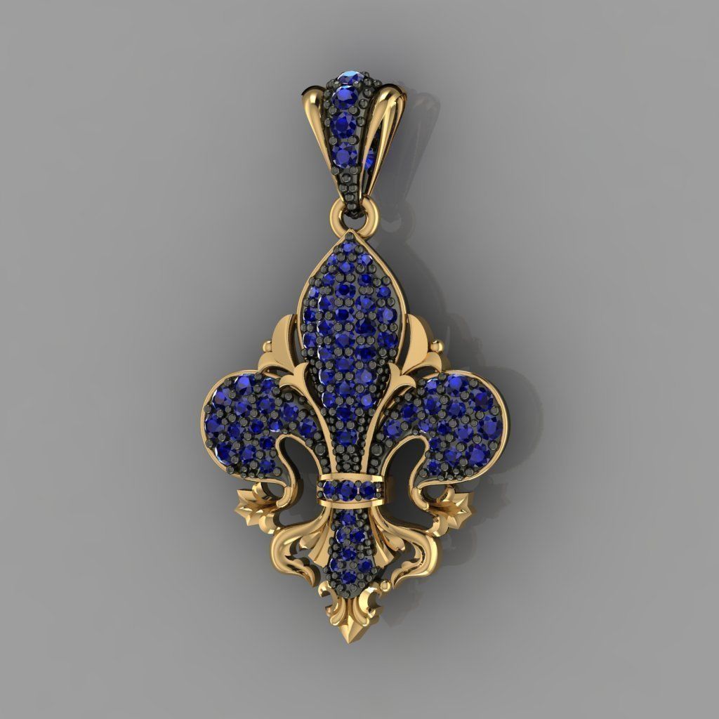 Pendant 3D print model_3