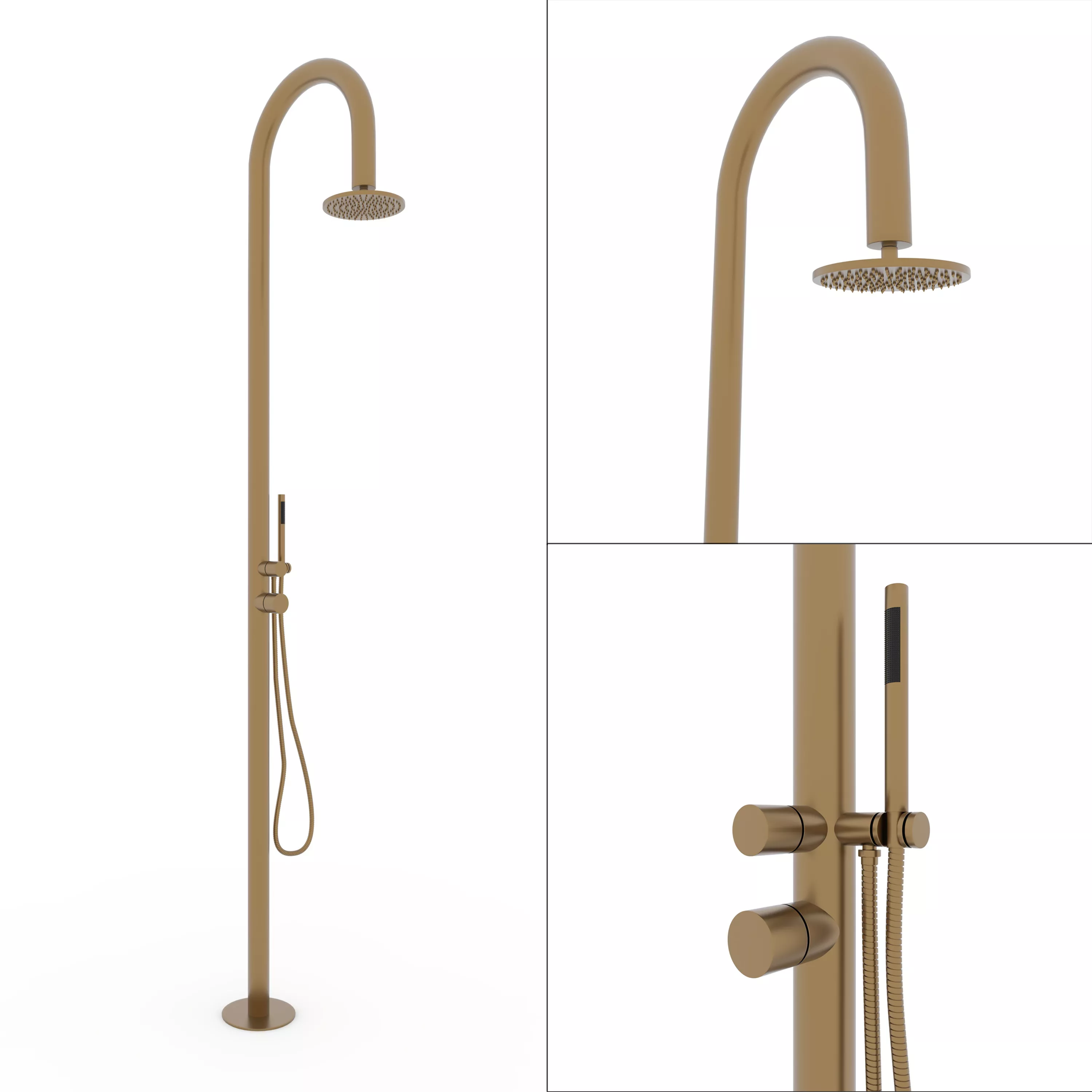 Outdoor Shower 05 3D model