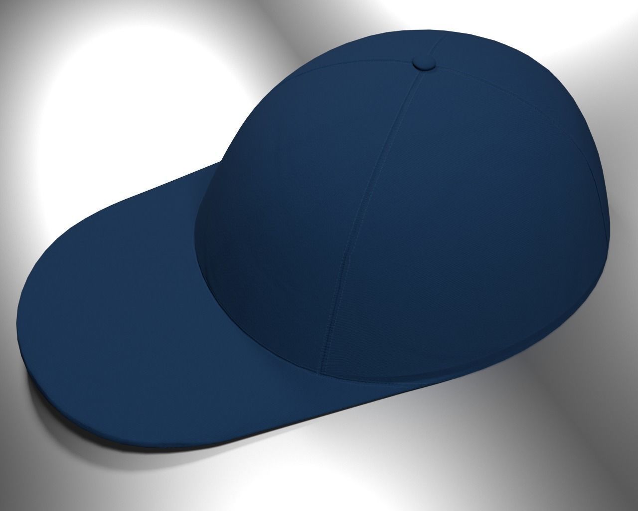 Ball Cap blue V01 3D model_0