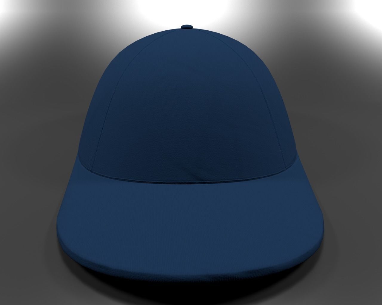 Ball Cap blue V01 3D model_1