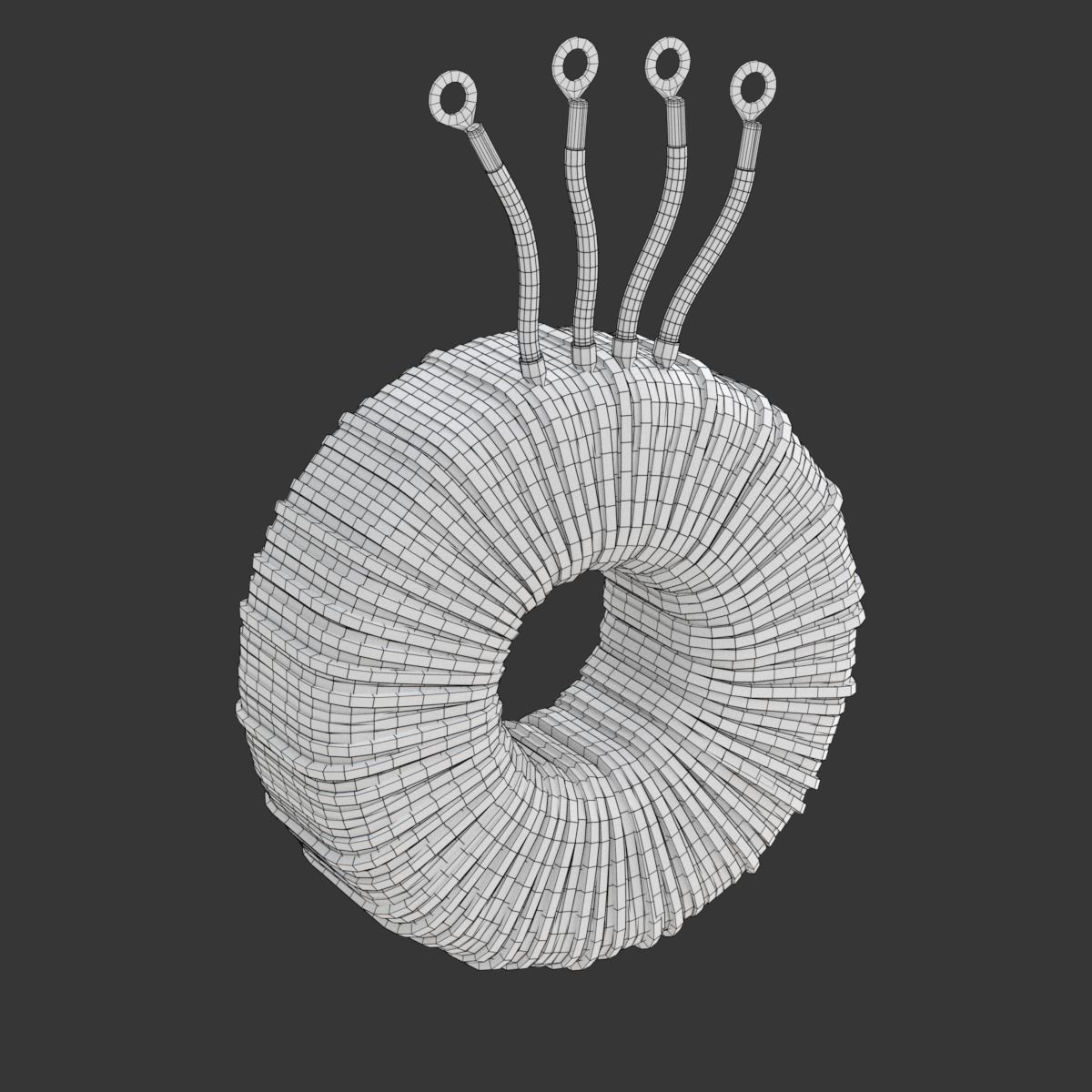 Toroidal Transformer 3D model_18