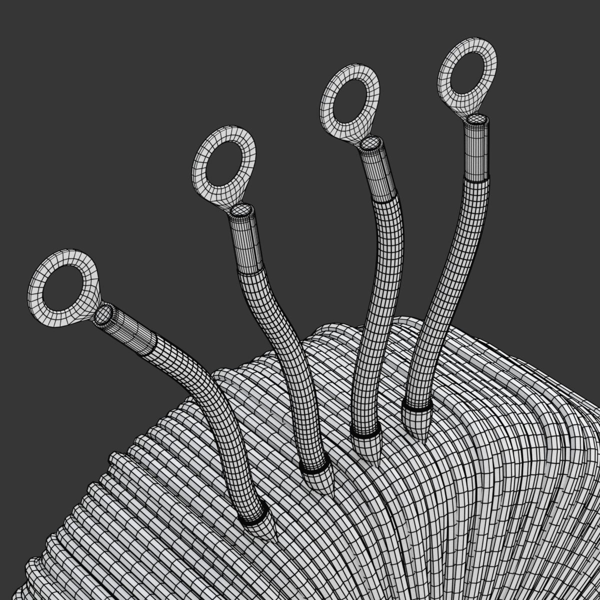 Toroidal Transformer 3D model_14