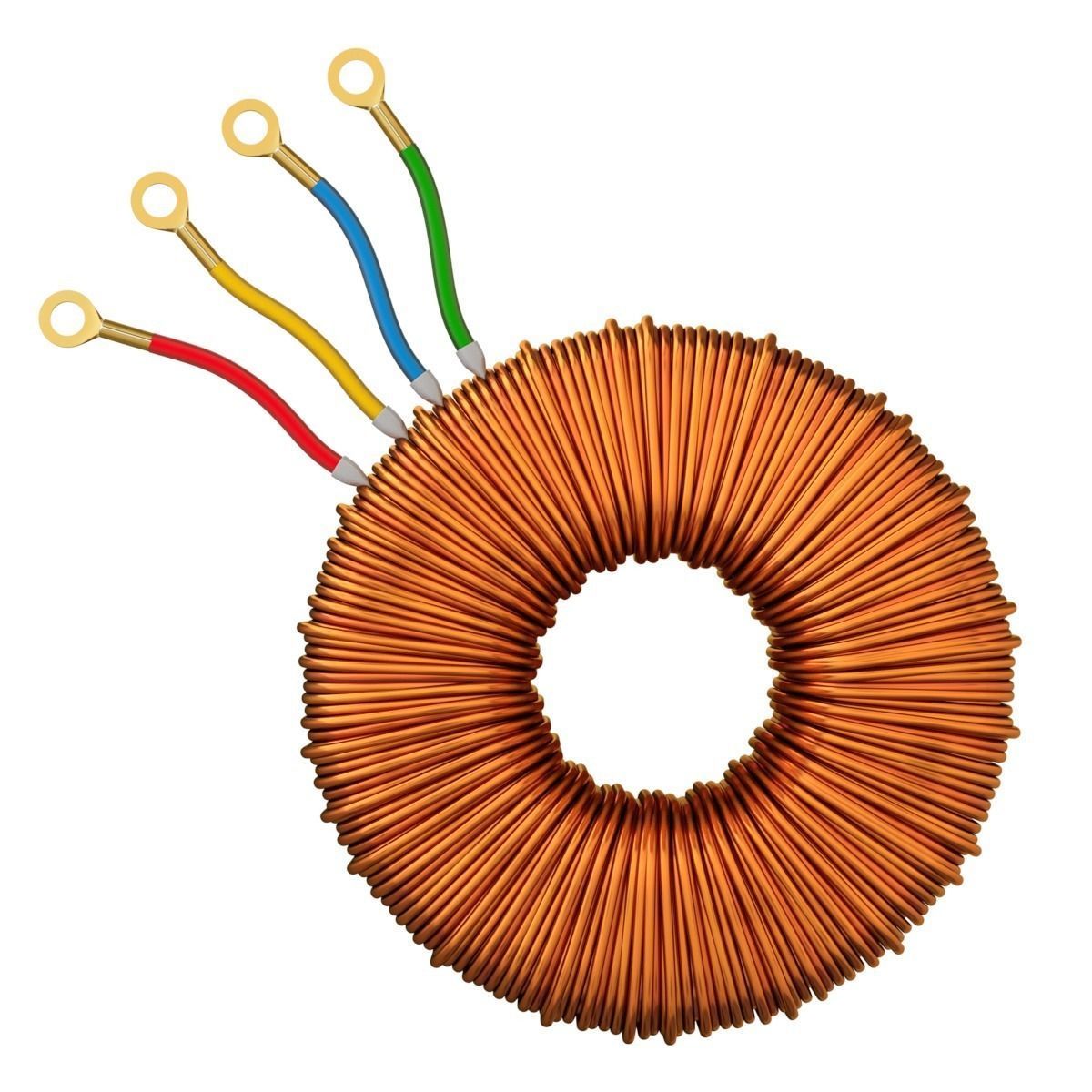 Toroidal Transformer 3D model_2